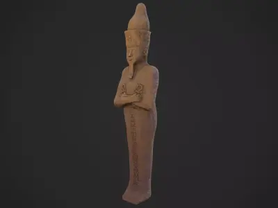 Egypt Statue Low-poly 3D model