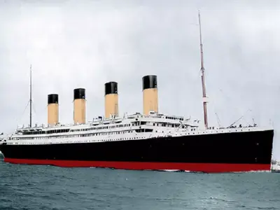 titanic ship 3D model