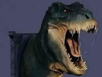 Dinosaur Wall Plaque 3D print model