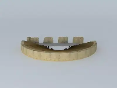 Roman theater in Regina Casas de Reina Free 3D model
