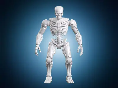Necron Warrior 3D Print Model 3D print model