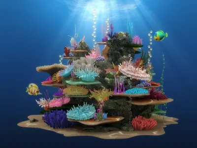 Coral Reef02 3D model