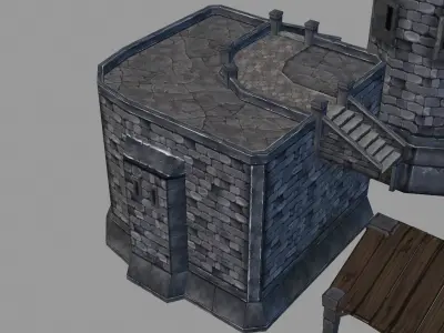 Medieval Castle Builder 1 0 Low-poly 3D model