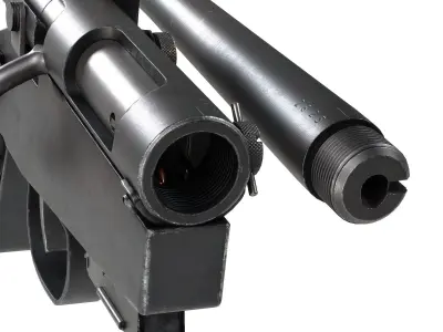 PBR M4 Survival Rifle Low-poly 3D model