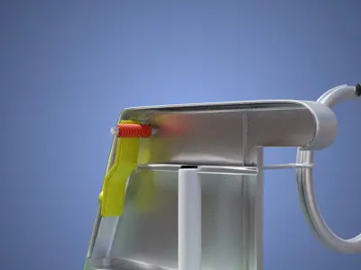 Low Poly MK2 Hand Grenade Low-poly 3D model