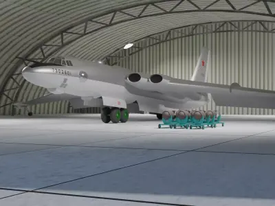 Myasishchev 3M Molot Bison-B 3D model