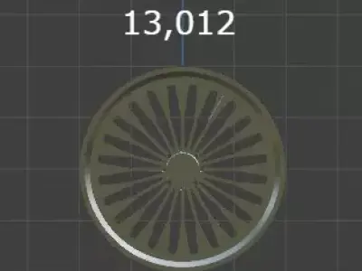 Generic Forged Wheel BF1 3D model