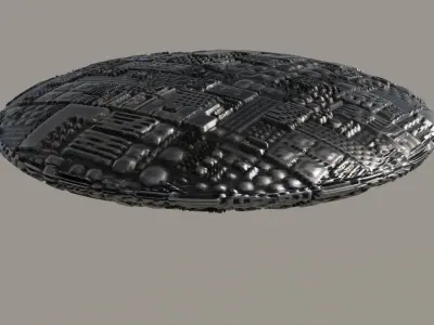 UFO 3D Low-poly 3D model