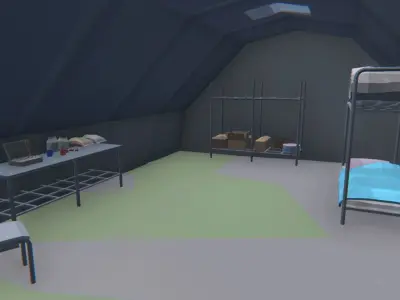 LOW POLY WORLD - NORTH Low-poly 3D model