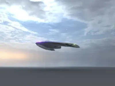 Raider Spaceship 3D model