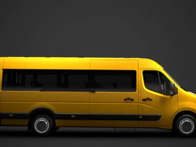 Opel Movano L4H2 MiniBus 2020 3D model