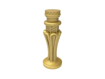 Antique Columns Aquarium Decor ver 2 3D print model