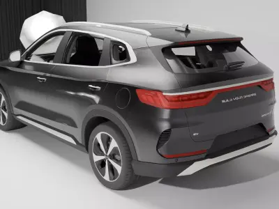 BYD Song Plus EV 2022 Low-poly 3D model