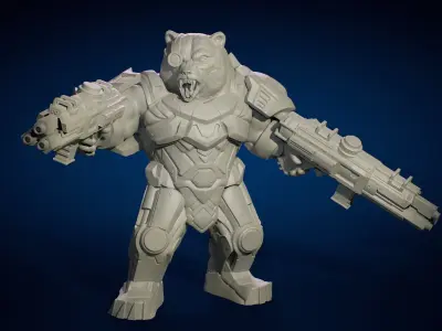 FUTURE ANIMALS SQUAD 3D print model