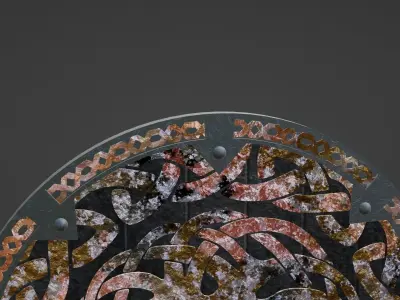 Viking Shield - Nidavellir - Svartalheim 3D model