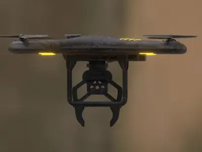 Drone Rigged 3D model