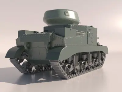 Tank M3Lee for 3Dprint 3D print model