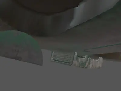 Light Aircraft Low-poly 3D model