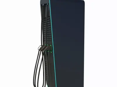 Electric Car Charger 3D model