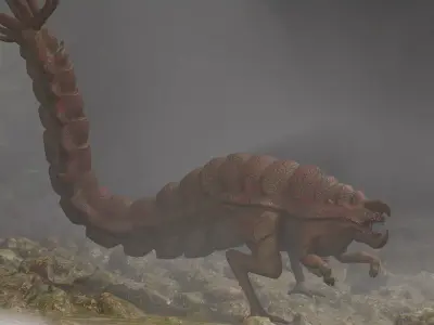 Alien Desert Low-poly 3D model