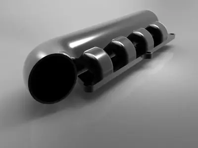 Intake for k4m Engine Free 3D model