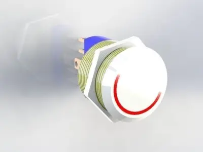 Anti vandal switch SS 3D model