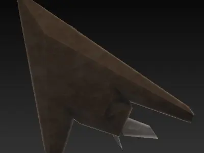 F117 A NightHawk Scifi Airplane - Simple for 3D Printing 3D print model