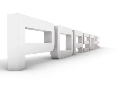 Porsche Logo Sign Free 3D model