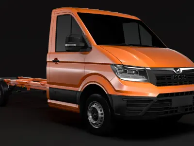 MAN TGE Chassi SingleCab L3 2017 3D model
