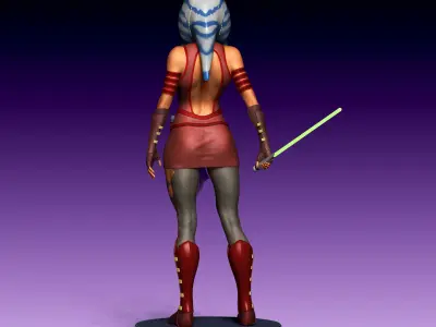 Ahsoka Tano from Star Wars for 3D printing 3D print model