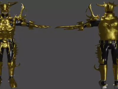 Giraffa Undead 3D model