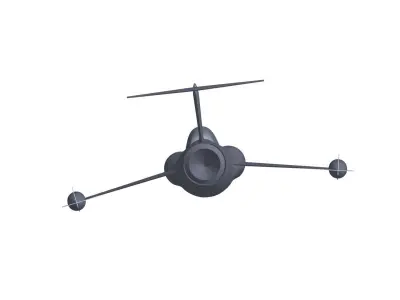 Lockheed XF-104 Starfighter 3D model