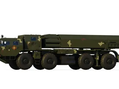 MLRS Vilkha 3D model