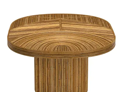 Coffee table fish 3D model