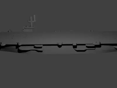 US Bogue Class Aircraft Carrier Free 3D print model