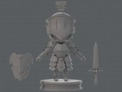  Armor Character 3D model