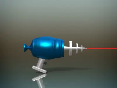 Alien Ray gun 3D model