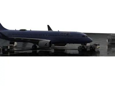 Airbus A220-300 3D model