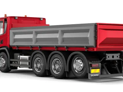 Truck P500 tipper 2018 3D model