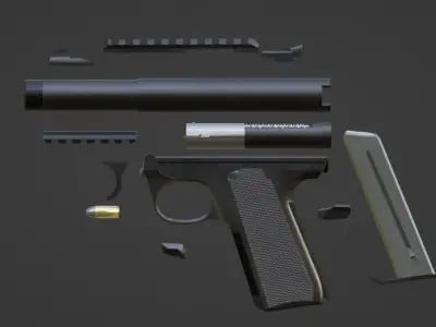 RUGER MK IV  3D model