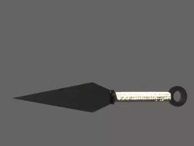 Kunai sword Free 3D model