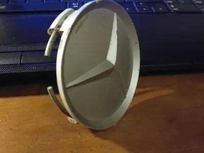 Mercedes Wheel Hub Cap Free 3D model