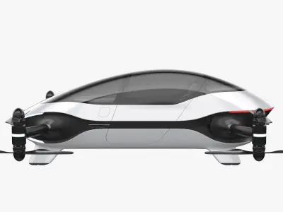 Autonomous Flying Taxi 3D model