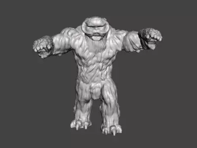 WAMPA ATTACK LEGION MINIATURE MODELS SCIFI OR FANTASY GAMES RPG 3D print model