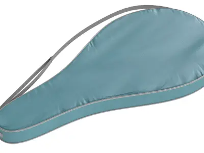 Tennis racket bag 3   Low-poly 3D model