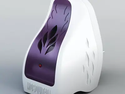 Mosquitall fumigator purple 3D model