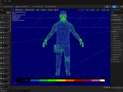Casual Soldier 06 Low-poly 3D model