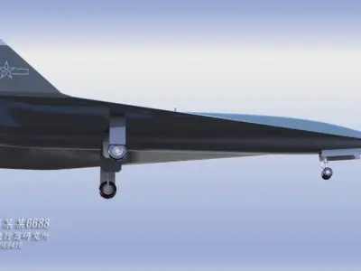 WZ-8 Hypersonic Reconnaissance Drone 3D model