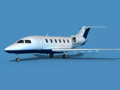 Bombardier CL604 Challenger V05 3D model