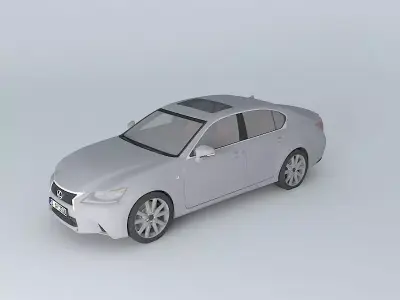 Lexus GS 350 F Sport L10 2013 Free 3D model